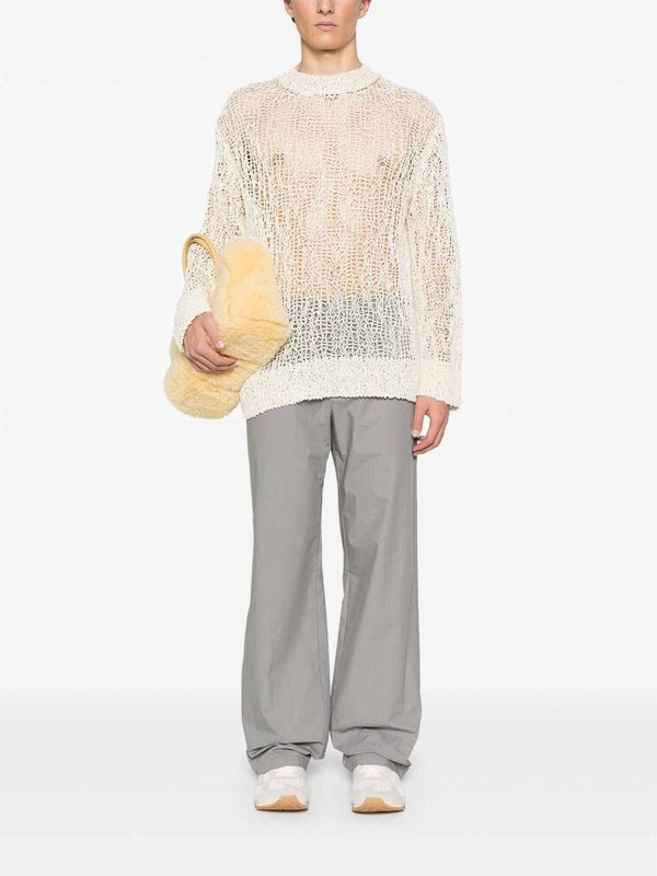 JIL SANDER: クルーネック online - クルーネック - ライトベージュ