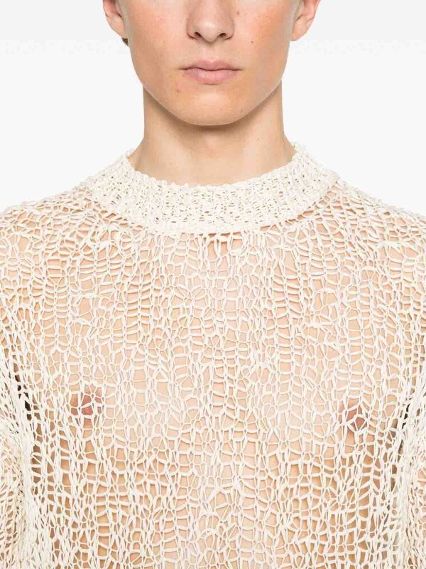 クルーネック - ライトベージュ shop online: JIL SANDER