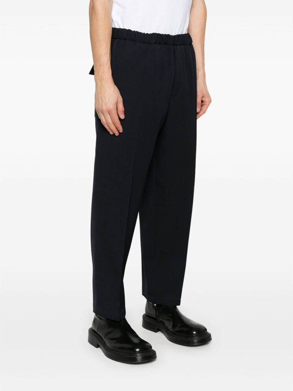 The Best Shops JIL SANDER: カジュアルトラウザー - カジュアルパンツ - ブルー