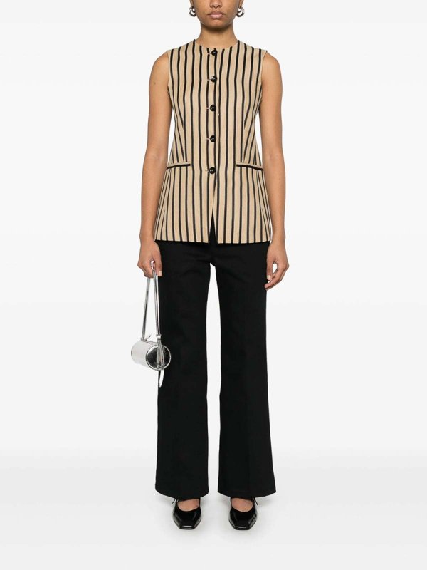 ブーツカットジーンズ - 黒 shop online: JIL SANDER