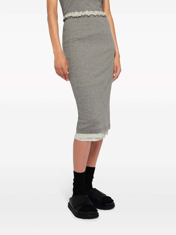 The Best Shops JIL SANDER: Knee length skirts & Midi - Skirt