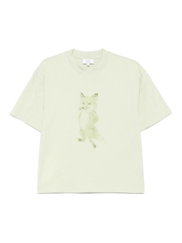 MAISON KITSUNÉ: t-shirts - T-Shirt
