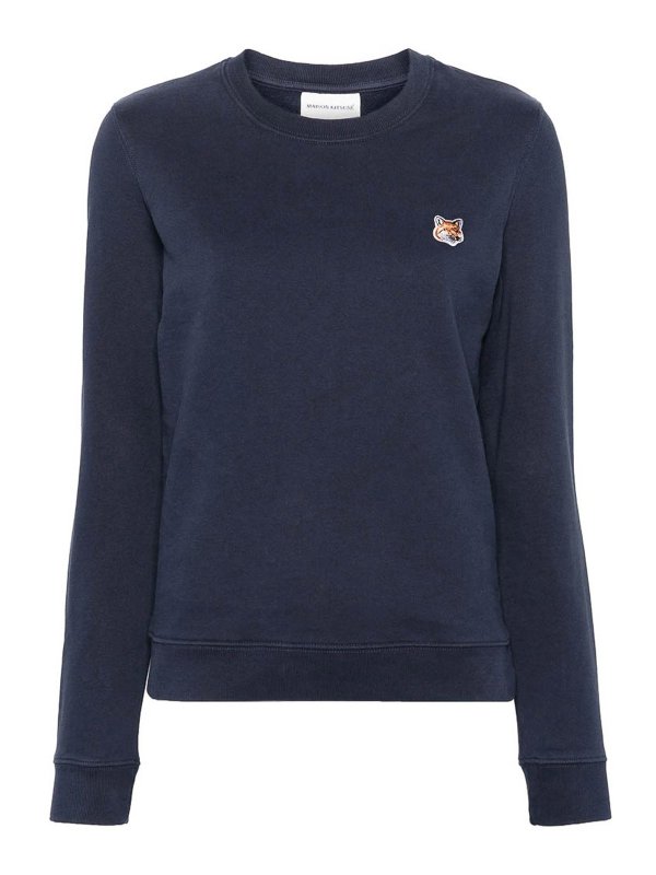 MAISON KITSUNÉ: スウェット＆セーター - スウェットシャツ/セーター - ブルー