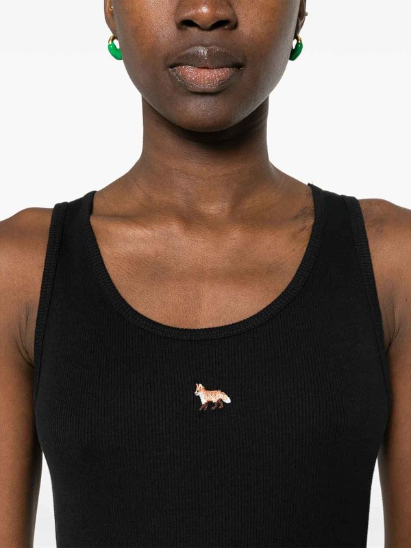 The Best Shops MAISON KITSUNÉ: ニーレングスドレス - 膝丈ドレス - 黒