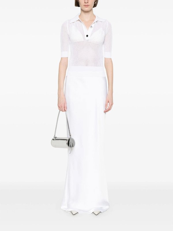 SPORTMAX: Suéteres con cuello pico online - Suéter Cuello Redondo - Blanco