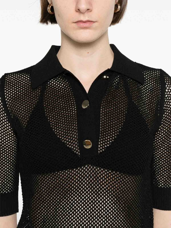 SPORTMAX: Suéteres con cuello pico online - Suéter Cuello Redondo - Negro
