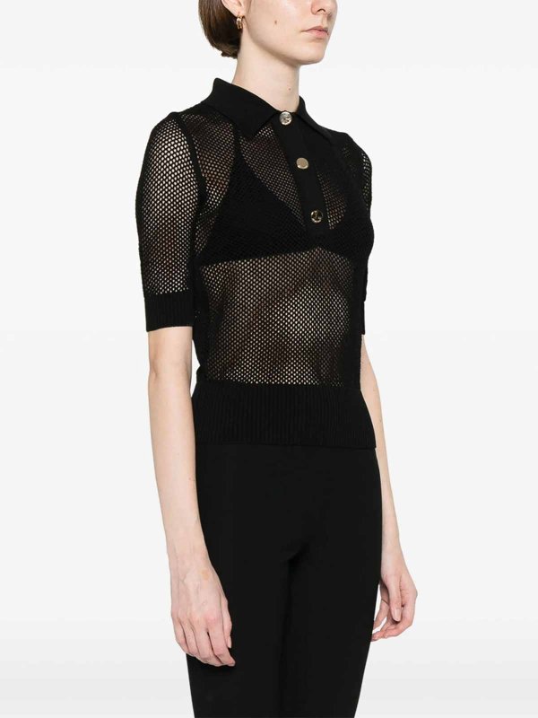 The Best Shops SPORTMAX: Suéteres con cuello pico - Suéter Cuello Redondo - Negro