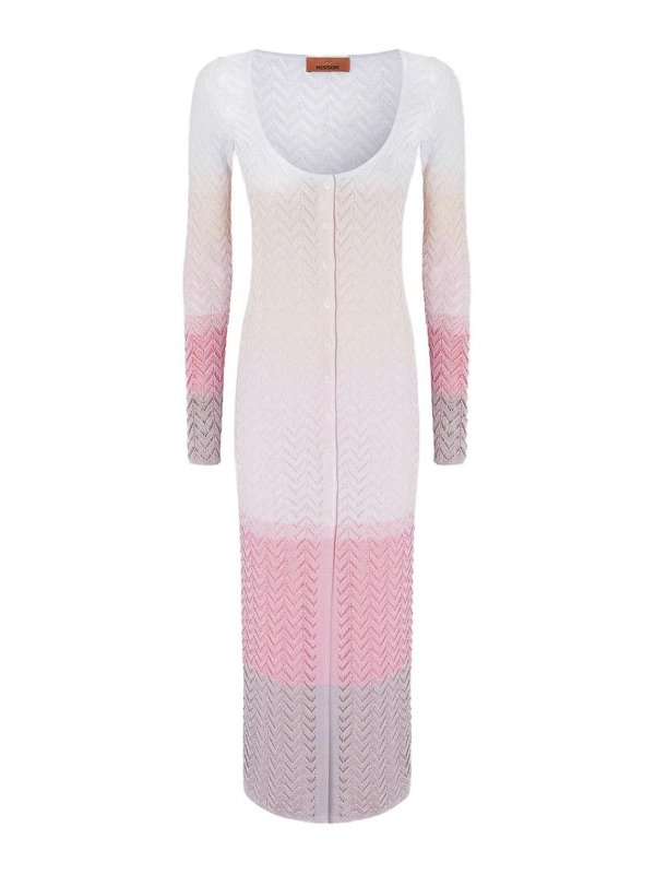 MISSONI: Strickpullover mit Rundhalsausschnitt - Rundhalspullover - Weiß