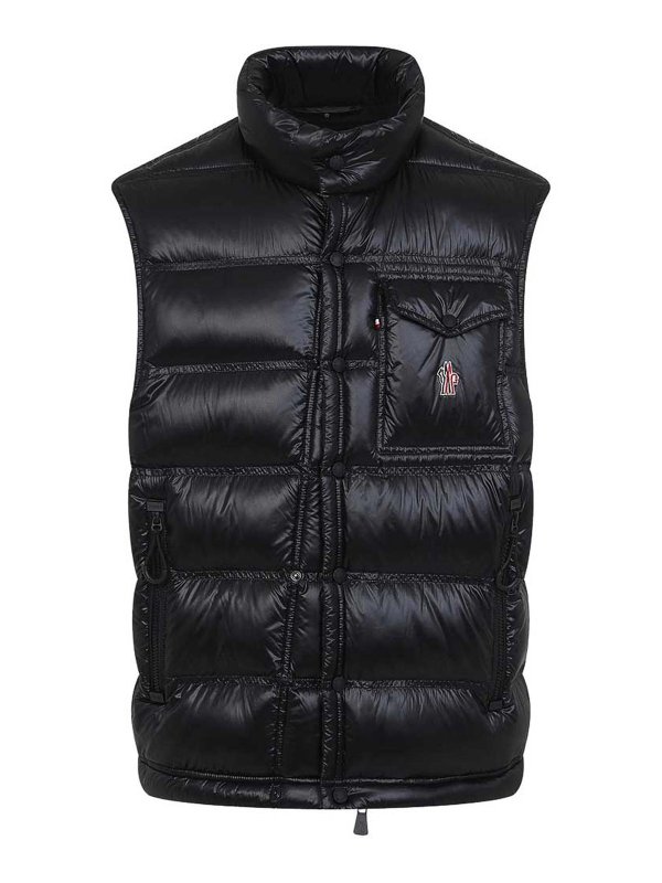 MONCLER GRENOBLE: ダウン・ハイテクコート - ダウンコート - 黒