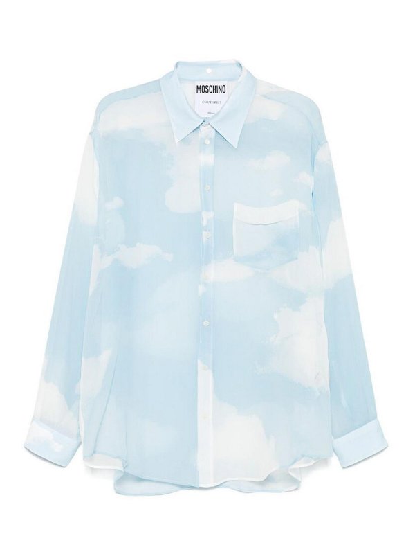MOSCHINO: Chemises - Chemise - Bleu