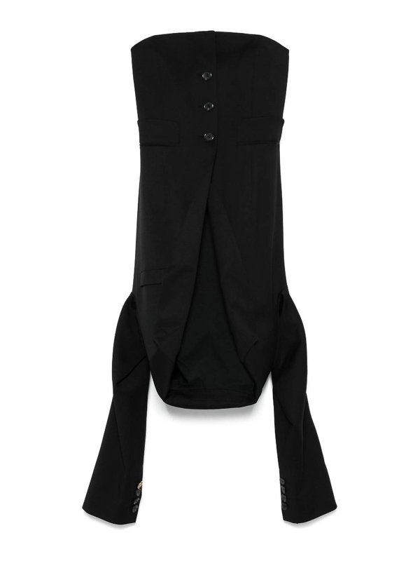 MOSCHINO: トップス＆タンクトップ - トップ/タンクトップ - 黒