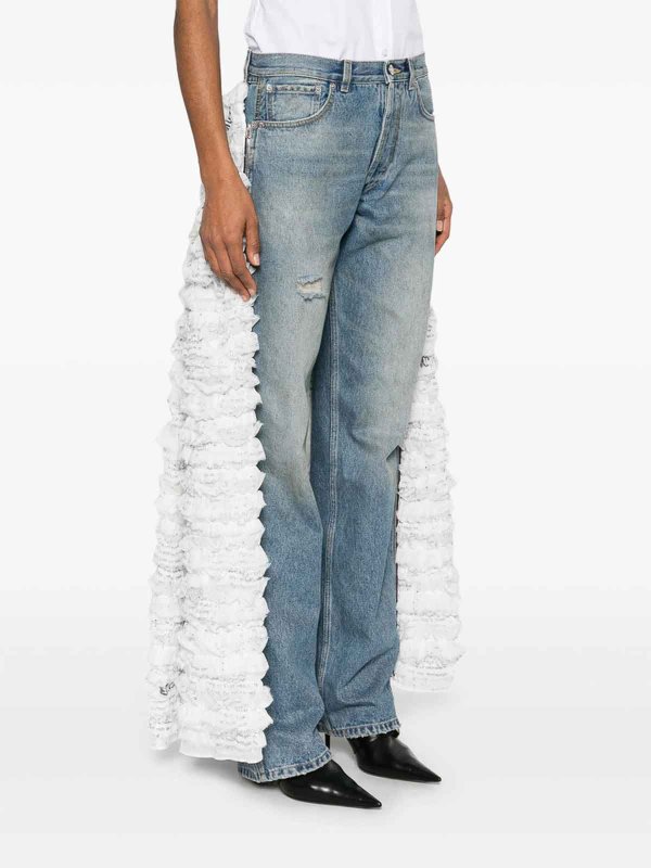 MOSCHINO: jeans dritti, a sigaretta online - Jeans in denim
