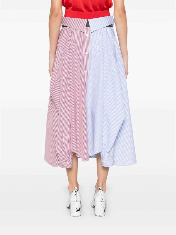 MOSCHINO buy online 膝丈/ミディスカート - ブルー