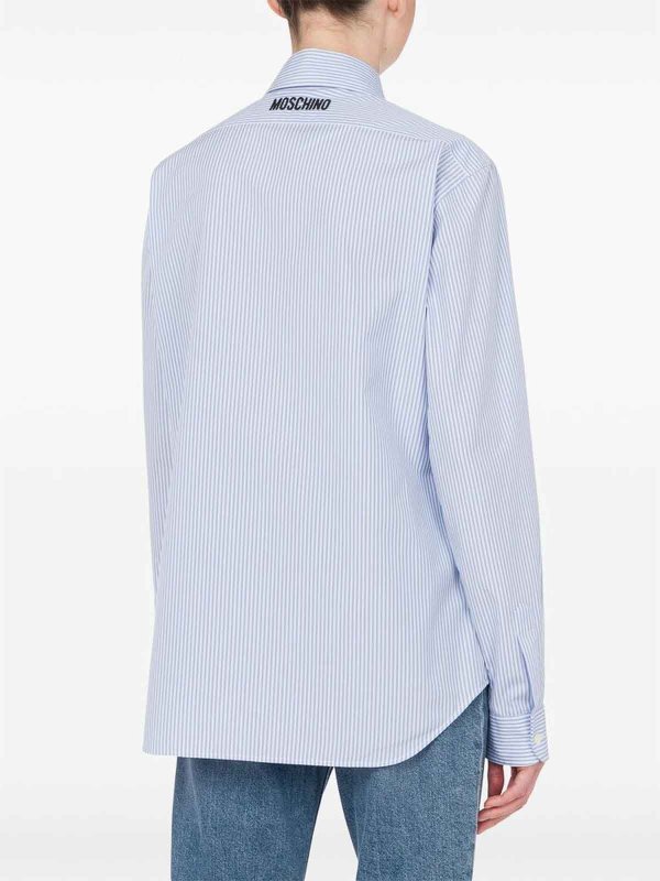 MOSCHINO: シャツ online - シャツ - ブルー