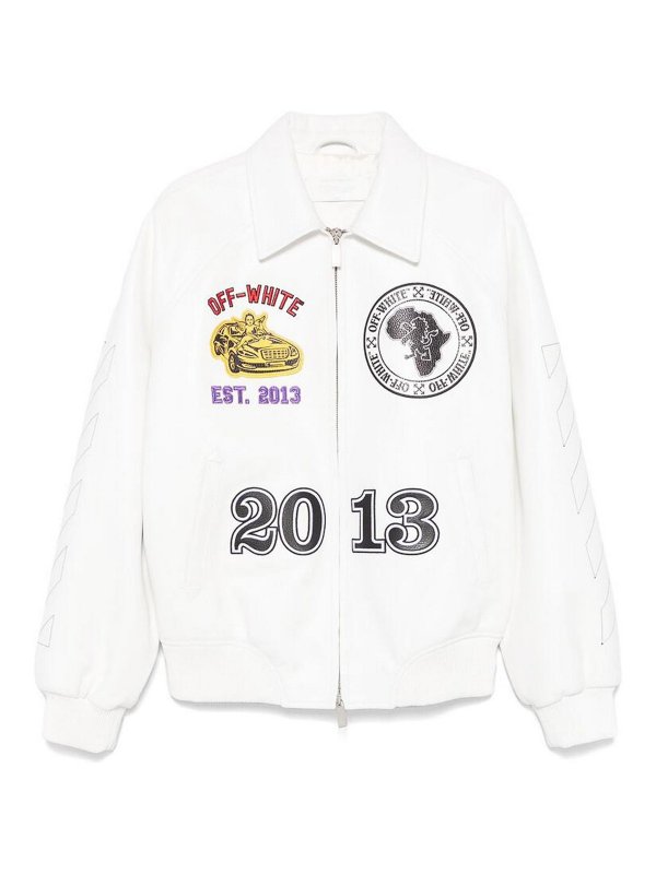 OFF-WHITE: leather coats - Leather jacket