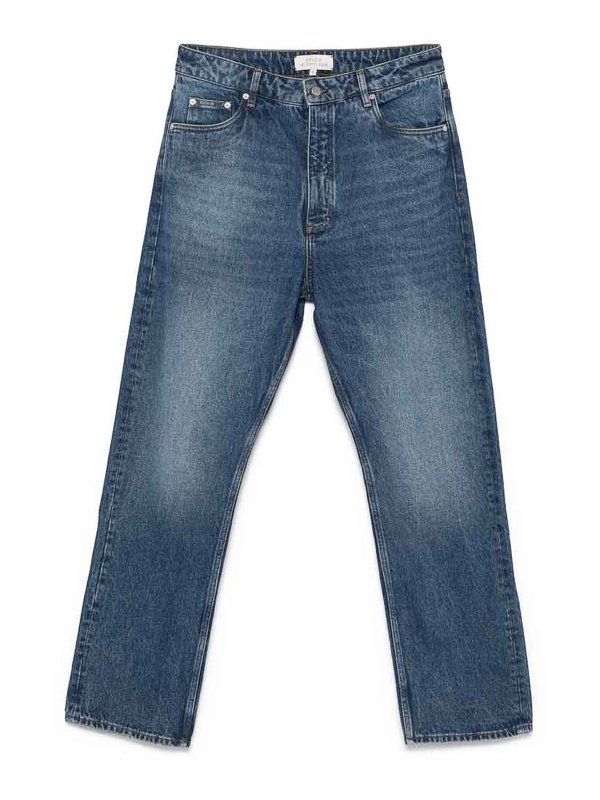 STUDIO NICHOLSON: Bootcut - Bootcut Jeans - Blau