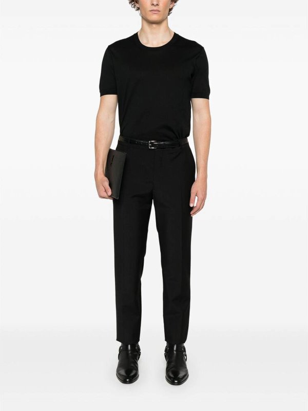 TOM FORD: Pull col rond online - Pull Col Rond - Noir