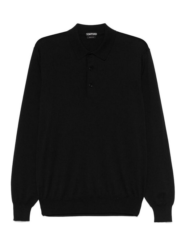 TOM FORD: Suéteres con cuello pico - Suéter Cuello Redondo - Negro