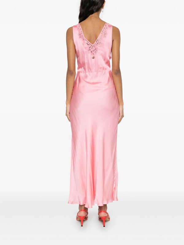 膝丈ドレス - ヌードカラー shop online: TWINSET