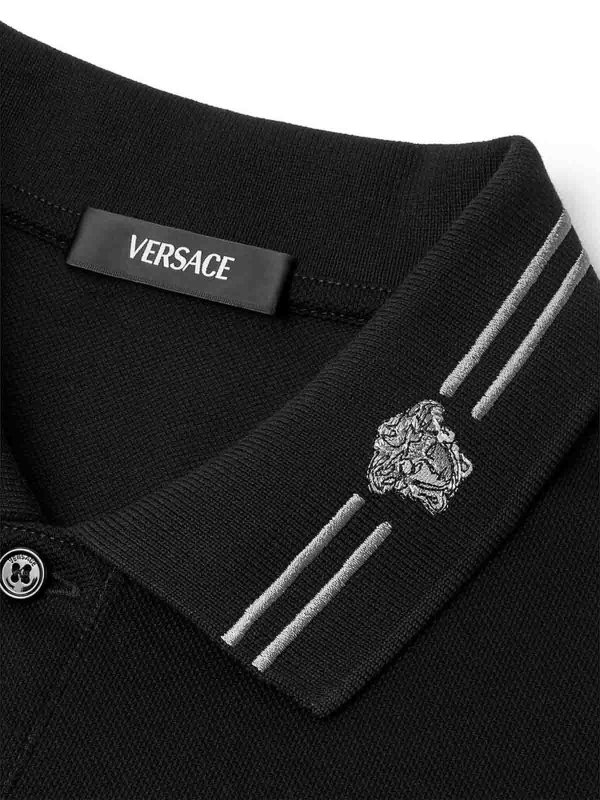 VERSACE: Pull col rond online - Pull Col Rond - Noir