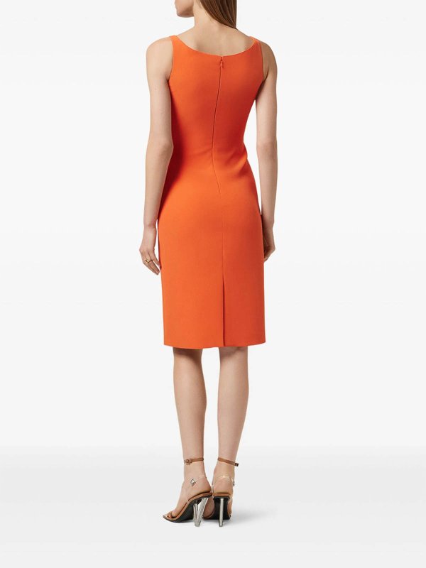 Knielanges Kleid - Orange shop online: VERSACE