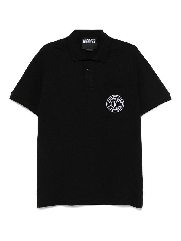 Versace Jeans Couture: クルーネック - クルーネック - 黒