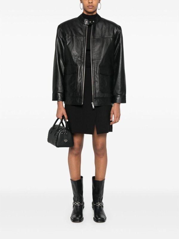 The Best Shops ANINE BING: レザージャケット - レザージャケット - 黒