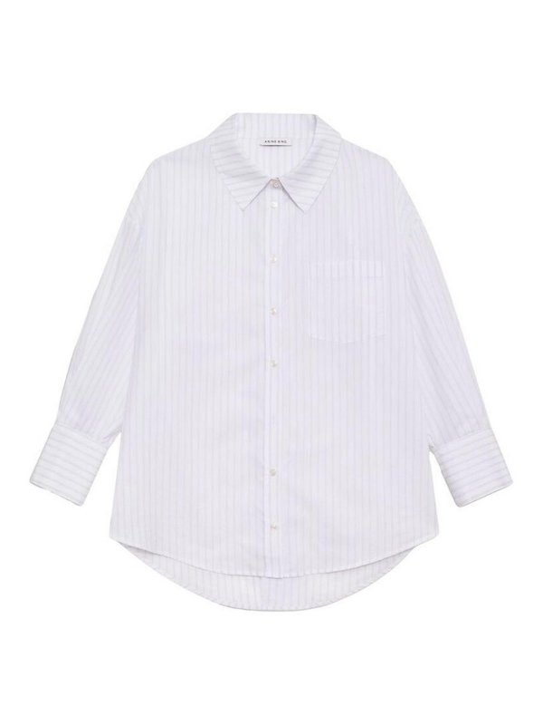 ANINE BING: シャツ - シャツ - 白