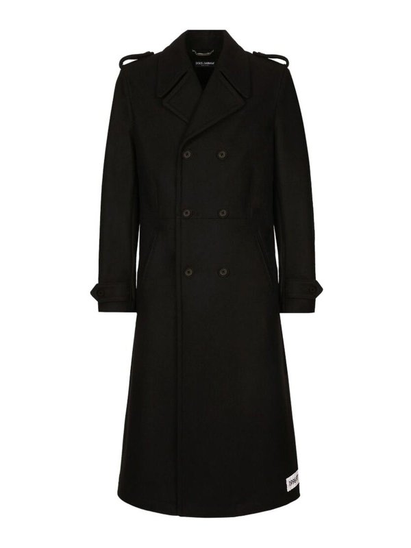 DOLCE & GABBANA: ショートコート - ショートコート - 黒