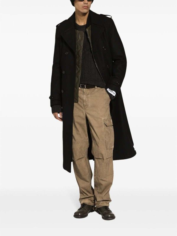 ショートコート - 黒 shop online: DOLCE & GABBANA