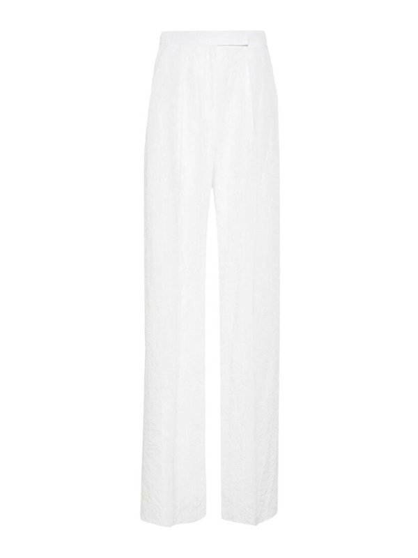 Max Mara: Jeans Rectos - Vaqueros Rectos - Blanco
