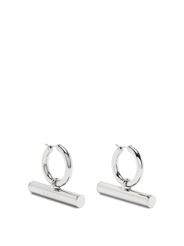 ALEXANDER MCQUEEN: イヤリング - イヤリング - 銀