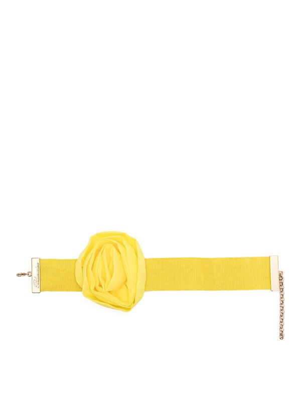 BLUMARINE: ネックレス - ネックレス/チョーカー - イエロー