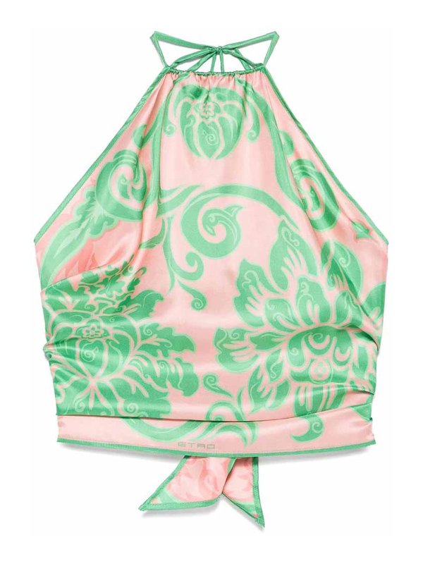 ETRO: Tops und Tank Tops - Schal - Rosa