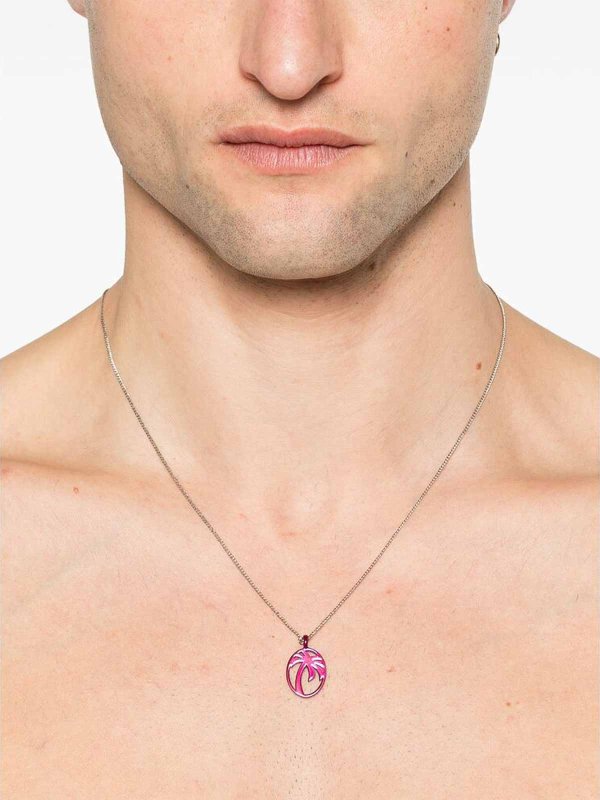 The Best Shops Palm Angels: ネックレス - ネックレス/チョーカー - 銀