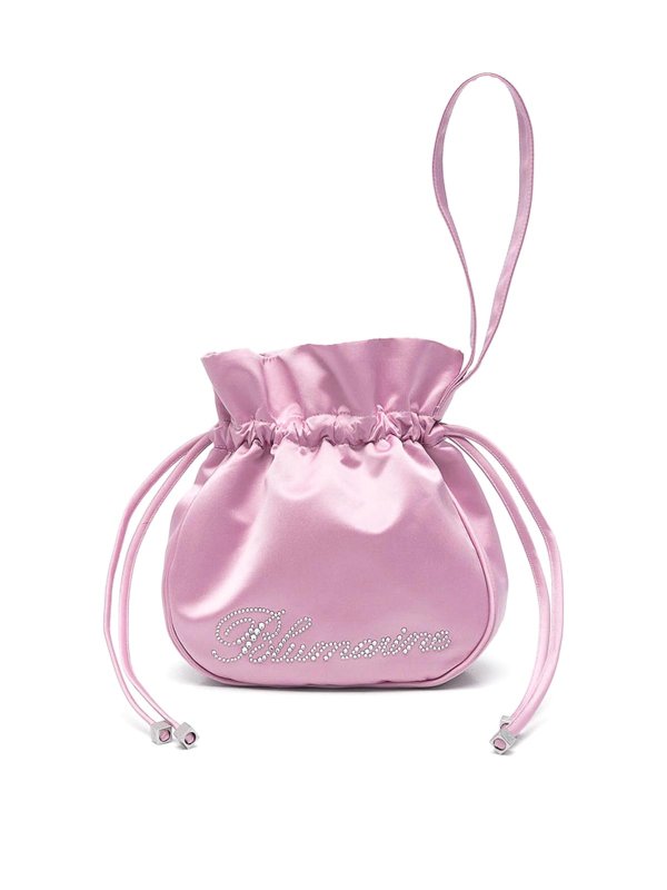 BLUMARINE: クロスボディバッグ - クロスボディバッグ - ヌードカラー