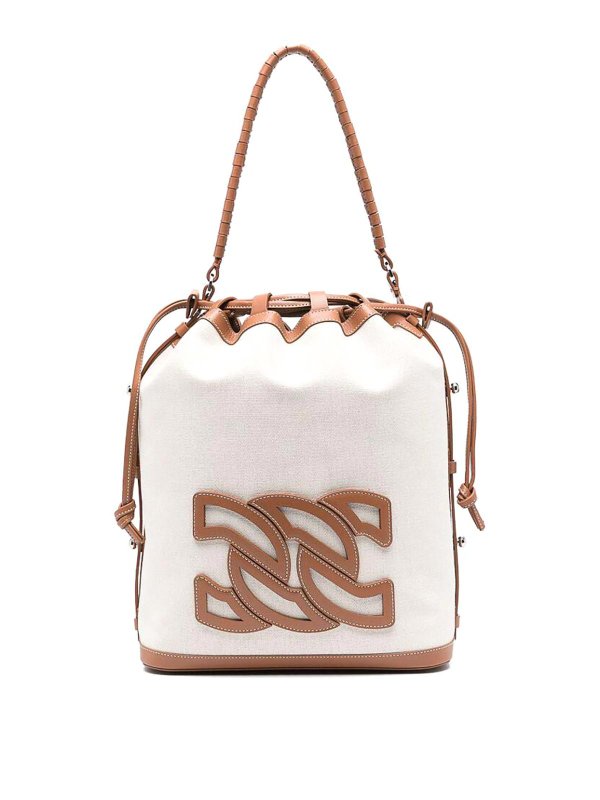 Casadei: Umhängetaschen - Umhängetasche - Hellbeige