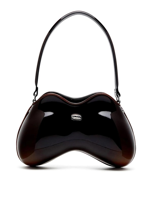 DIESEL: クロスボディバッグ - クロスボディバッグ - ブラウン