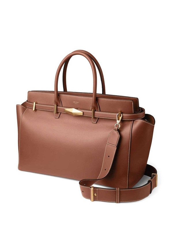 JIMMY CHOO: クロスボディバッグ online - クロスボディバッグ - ブラウン