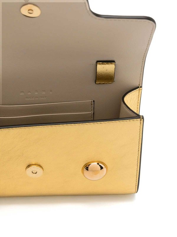 Marni: Umhängetaschen online - Umhängetasche - Gold