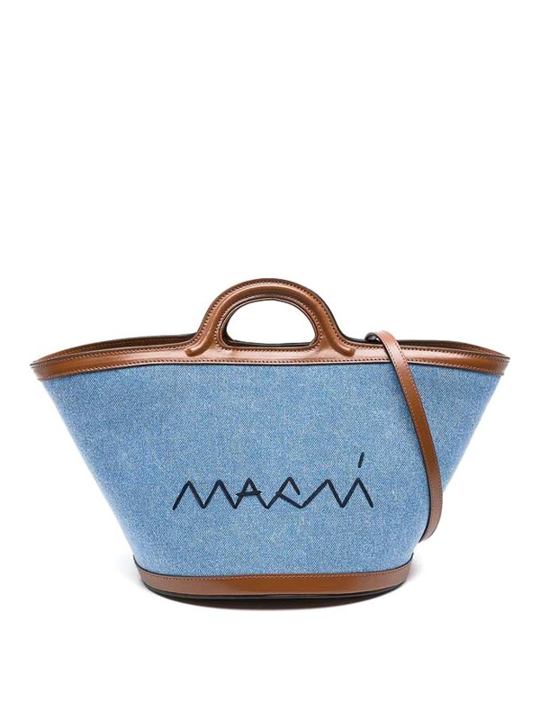 Marni: Sacs bandoulière - Sac Bandoulière - Bleu