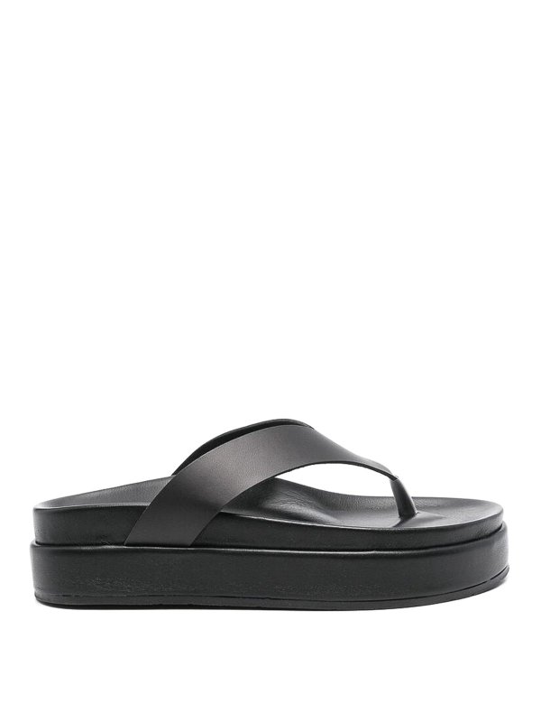 ANCIENT GREEK SANDALS: サンダル - サンダル - 黒