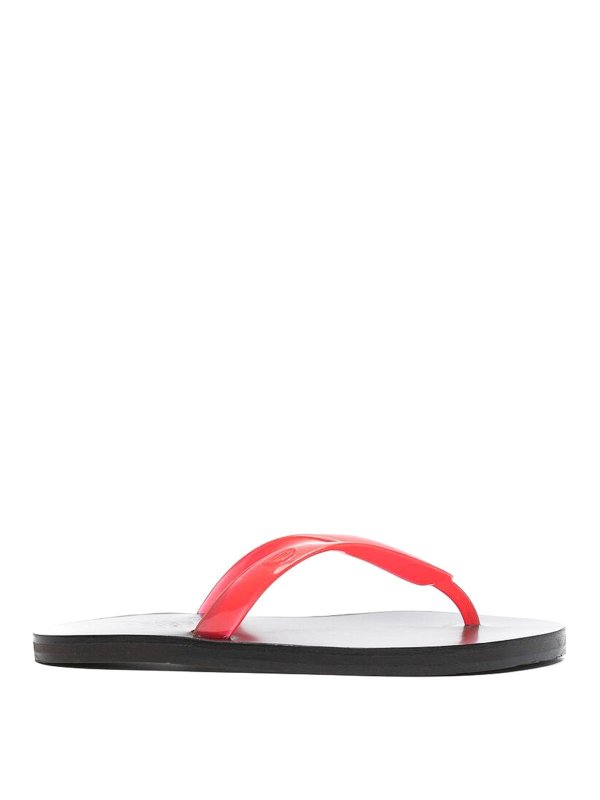 ANCIENT GREEK SANDALS: サンダル - サンダル - 赤