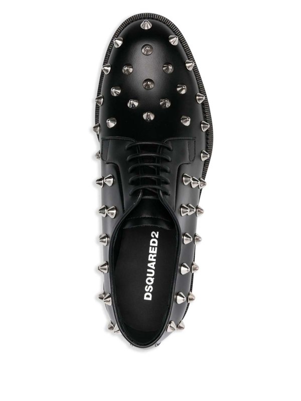 DSQUARED2: scarpe stringate online - Scarpe stringate nere