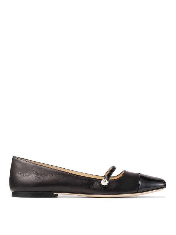 JIMMY CHOO: flat shoes - Leather flats
