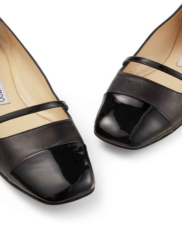Leather flats shop online: JIMMY CHOO