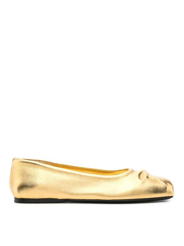 Marni: sandals - Gold sandals