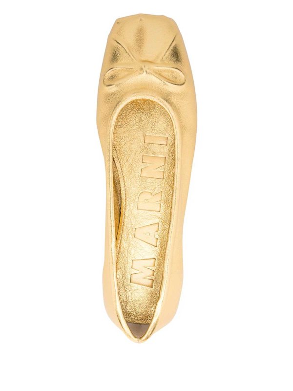 The Best Shops Marni: sandals - Gold sandals