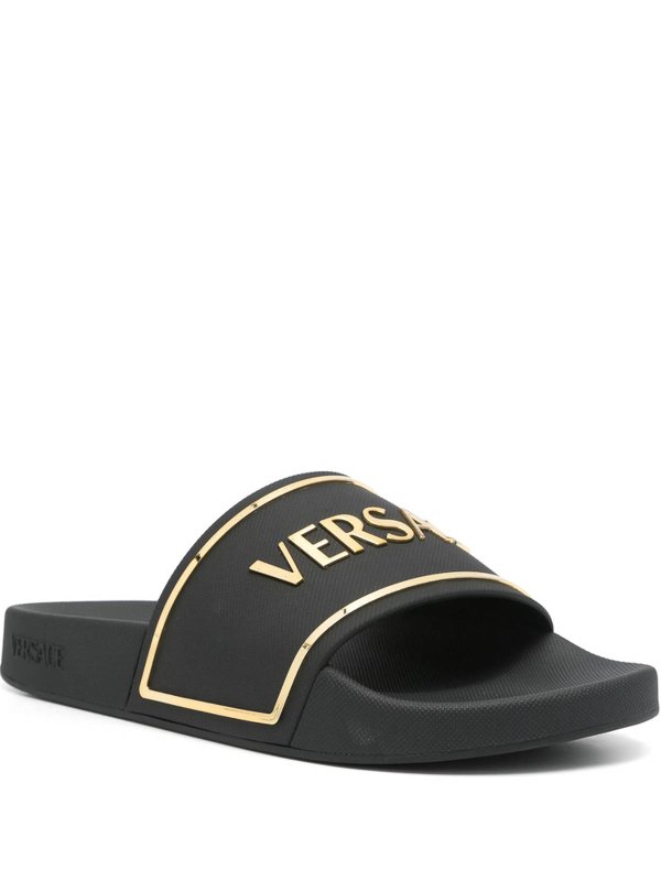 VERSACE: Sandales online - Sandales - Noir