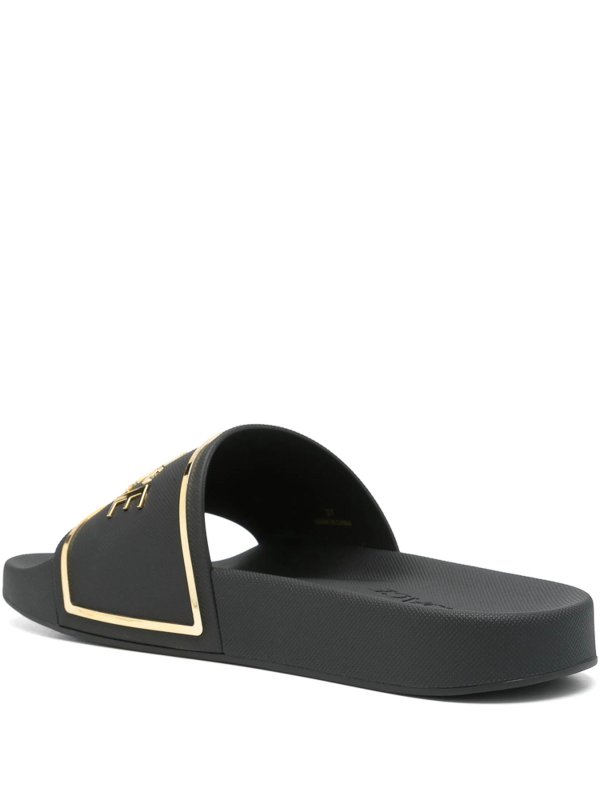 The Best Shops VERSACE: Sandales - Sandales - Noir